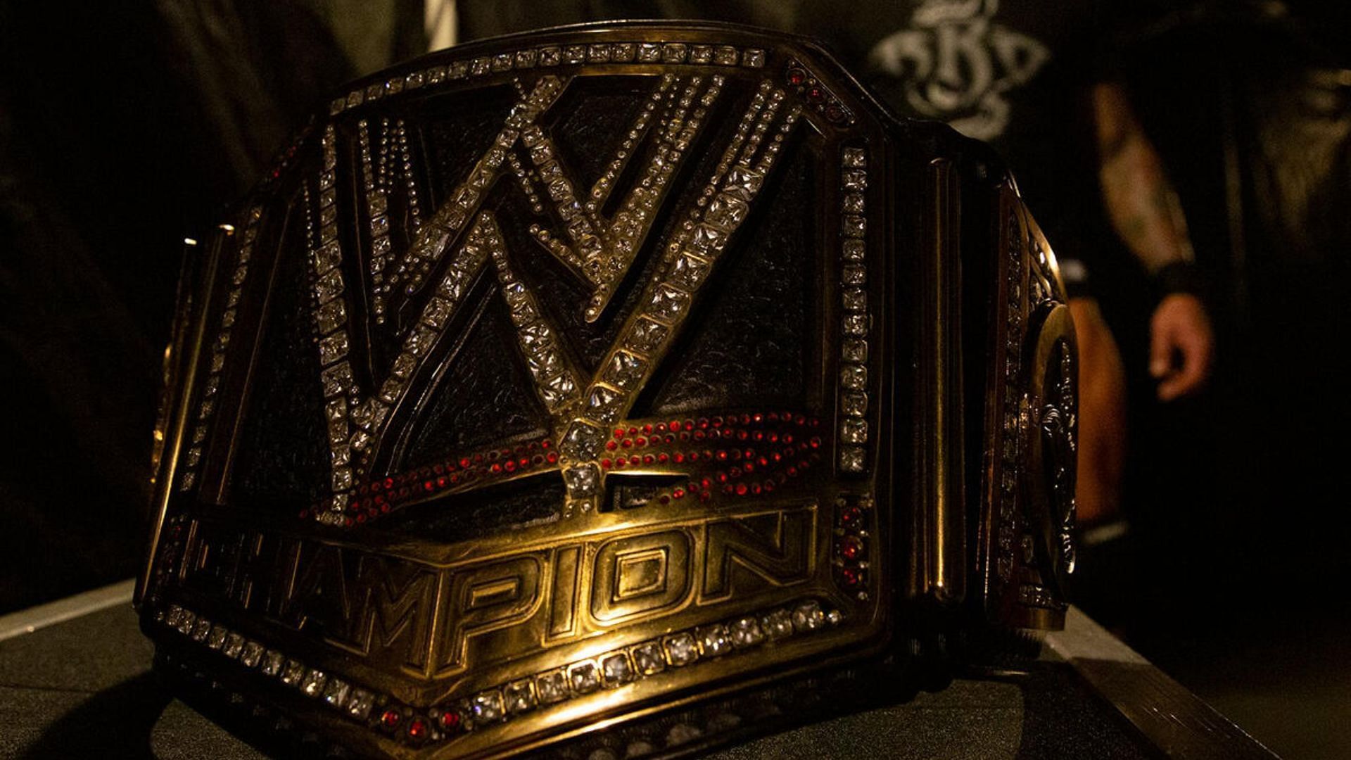 The oldest belt in WWE with the vintage logo (Credit: WWE)