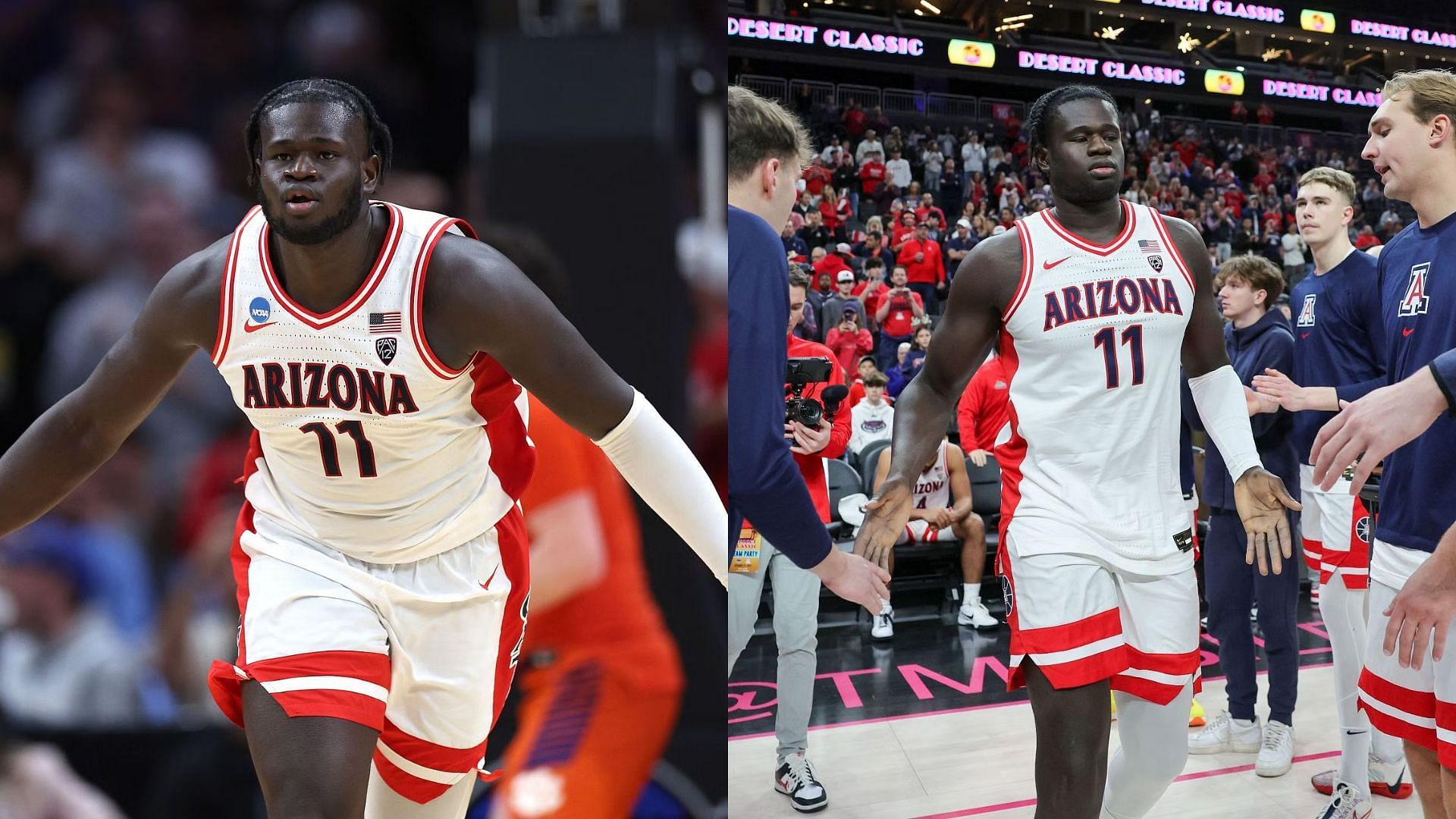 Arizona Wildcats center Oumar Ballo has entered the transfer portal