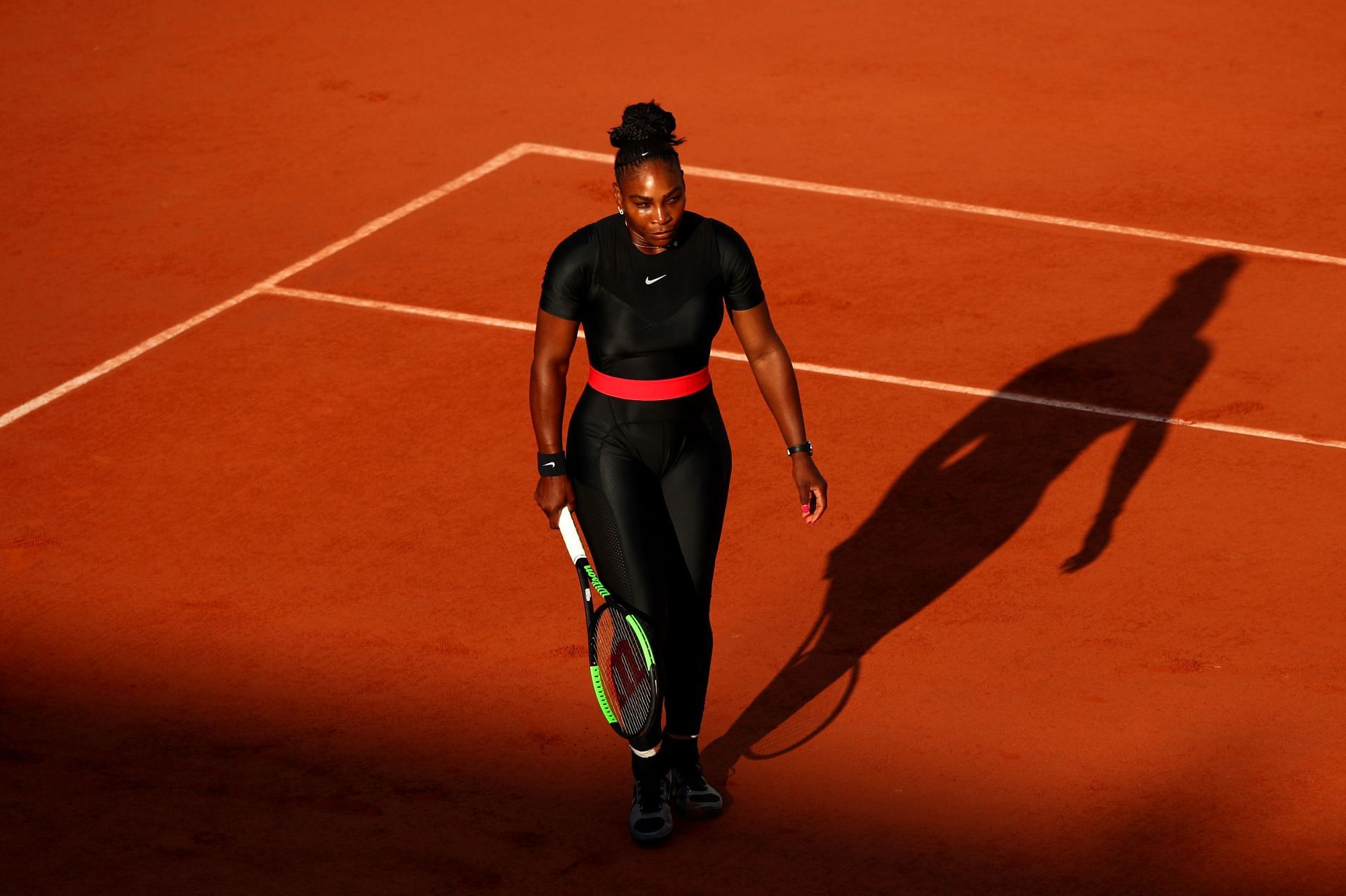 The 23-time Major winner&#039;s famous catsuit from French Open 2018