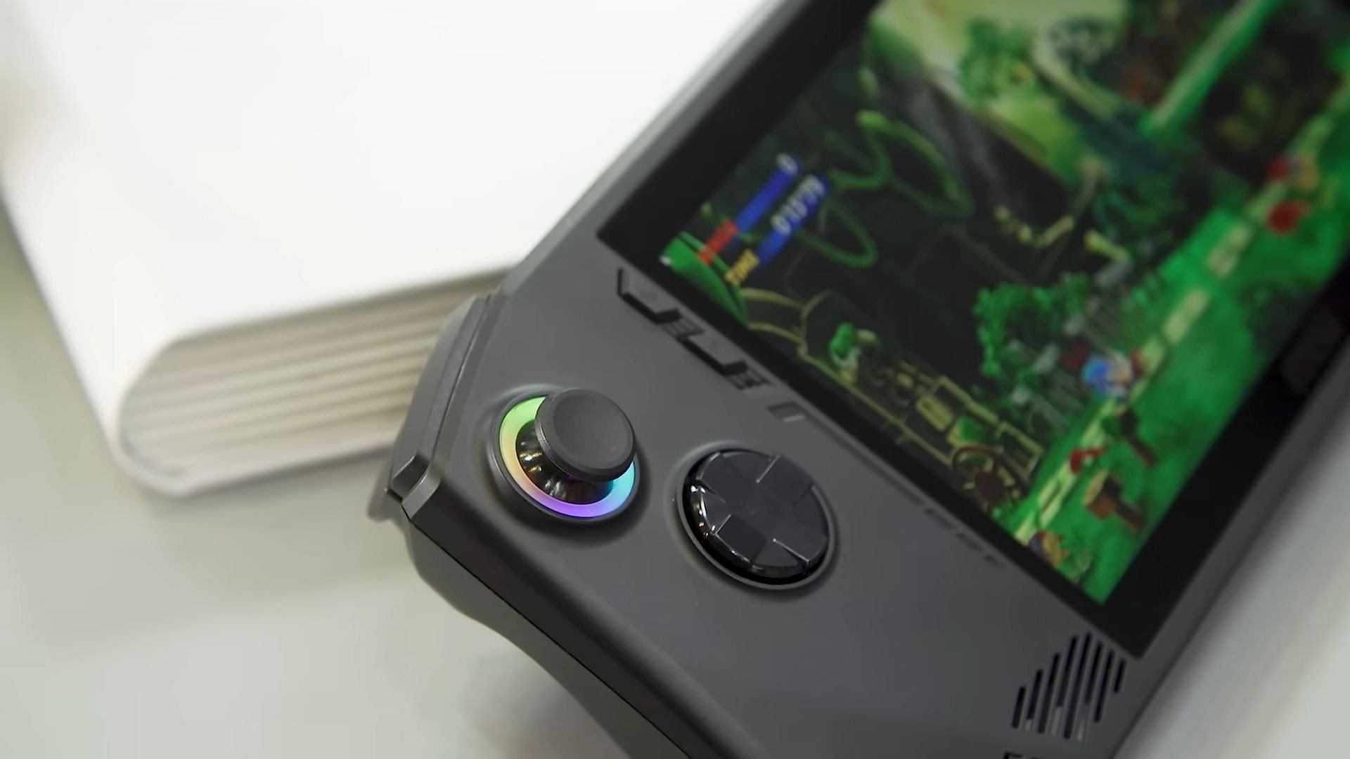 MSI Claw handheld gaming device (Image via Engadget/YouTube)