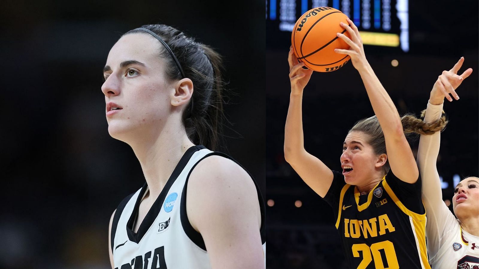 Iowa stars Caitlin Clark and Kate Martin could be first round WNBA Draft picks.