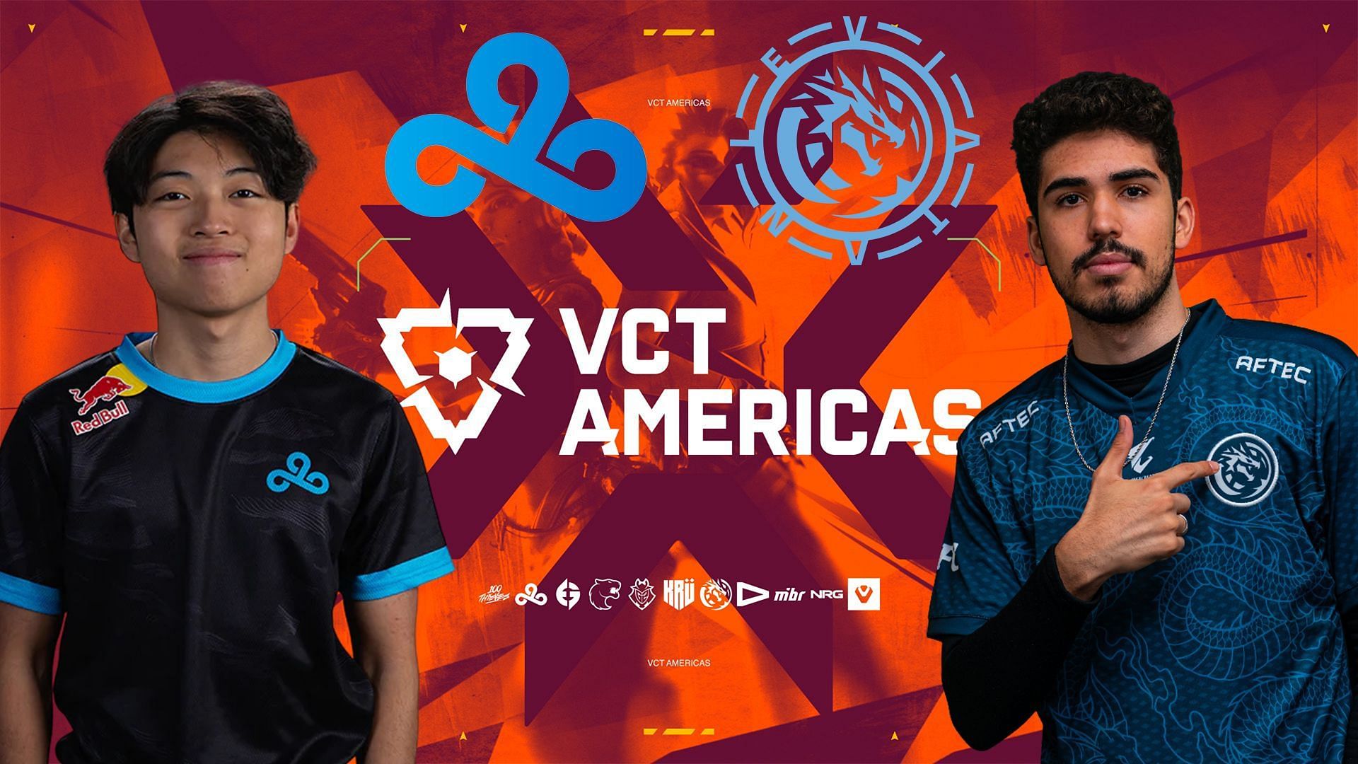 Cloud9 vs Leviatan at VCT Americas 2024 Stage 1 (Image via Riot Games || Cloud9 || Leviatan)