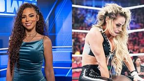 Samantha Irvin sends a three-word message to Trish Stratus on social media