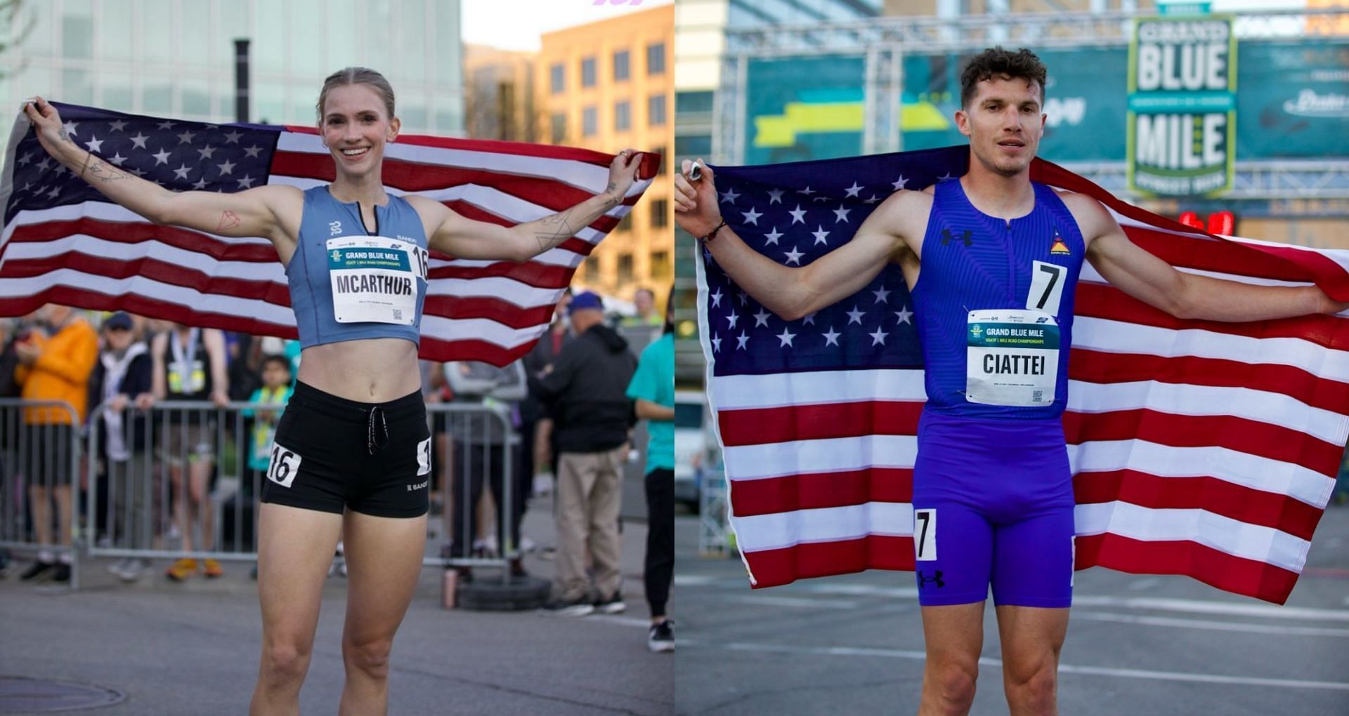 National title winners at the U.S Road Mile Championships 