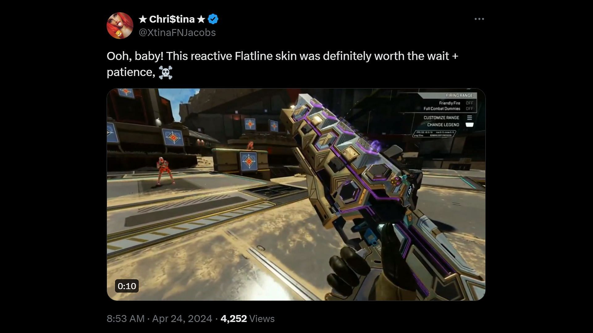 Players claiming the skin was worth all the challenges (Image via X)