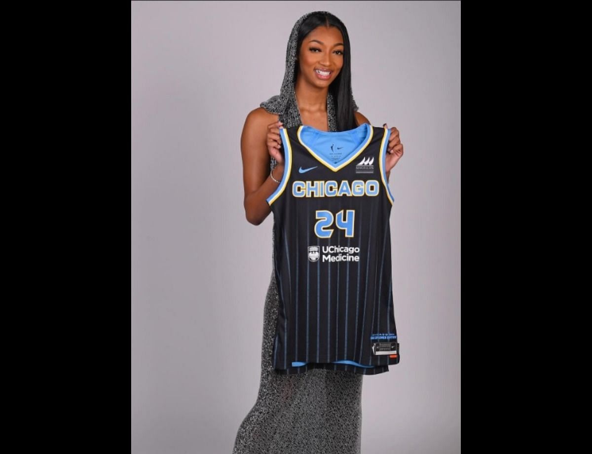 Reese was drafted as the number seven by the Chicago Sky (Image via Instagram/@angelareese)