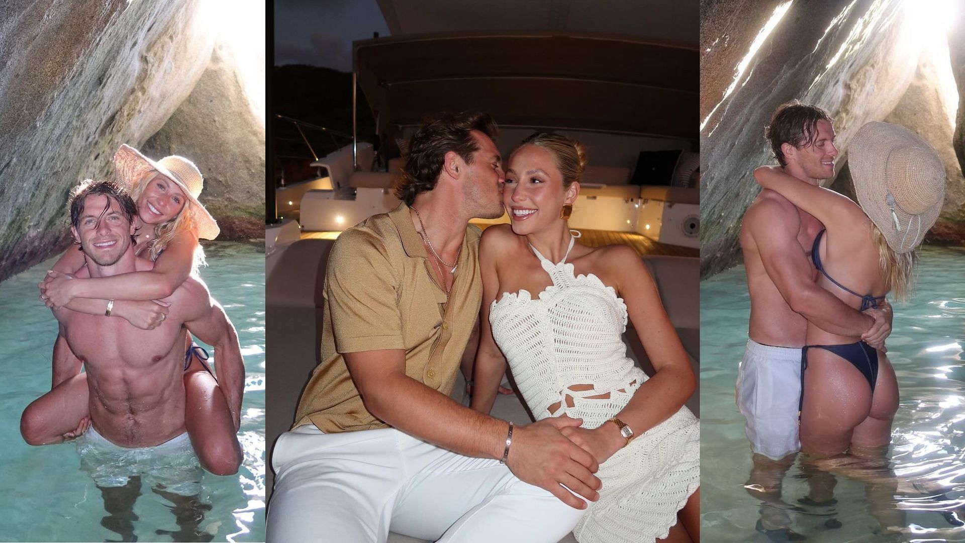 Braxton Berrios and Alix Earle had a romantic time in the Caribbean