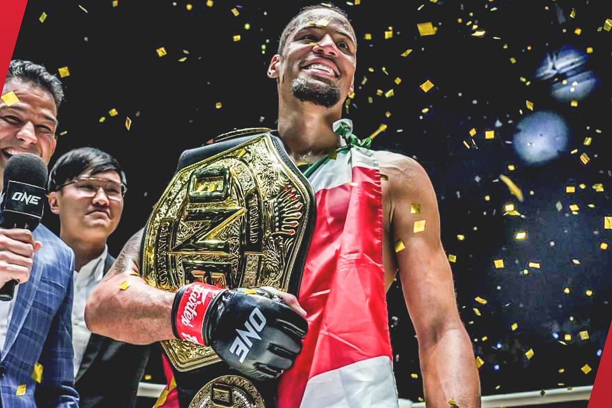 Two-sport world champion Regian Eersel touts there&rsquo;s no easy fight in the lightweight division. -- Photo by ONE Championship