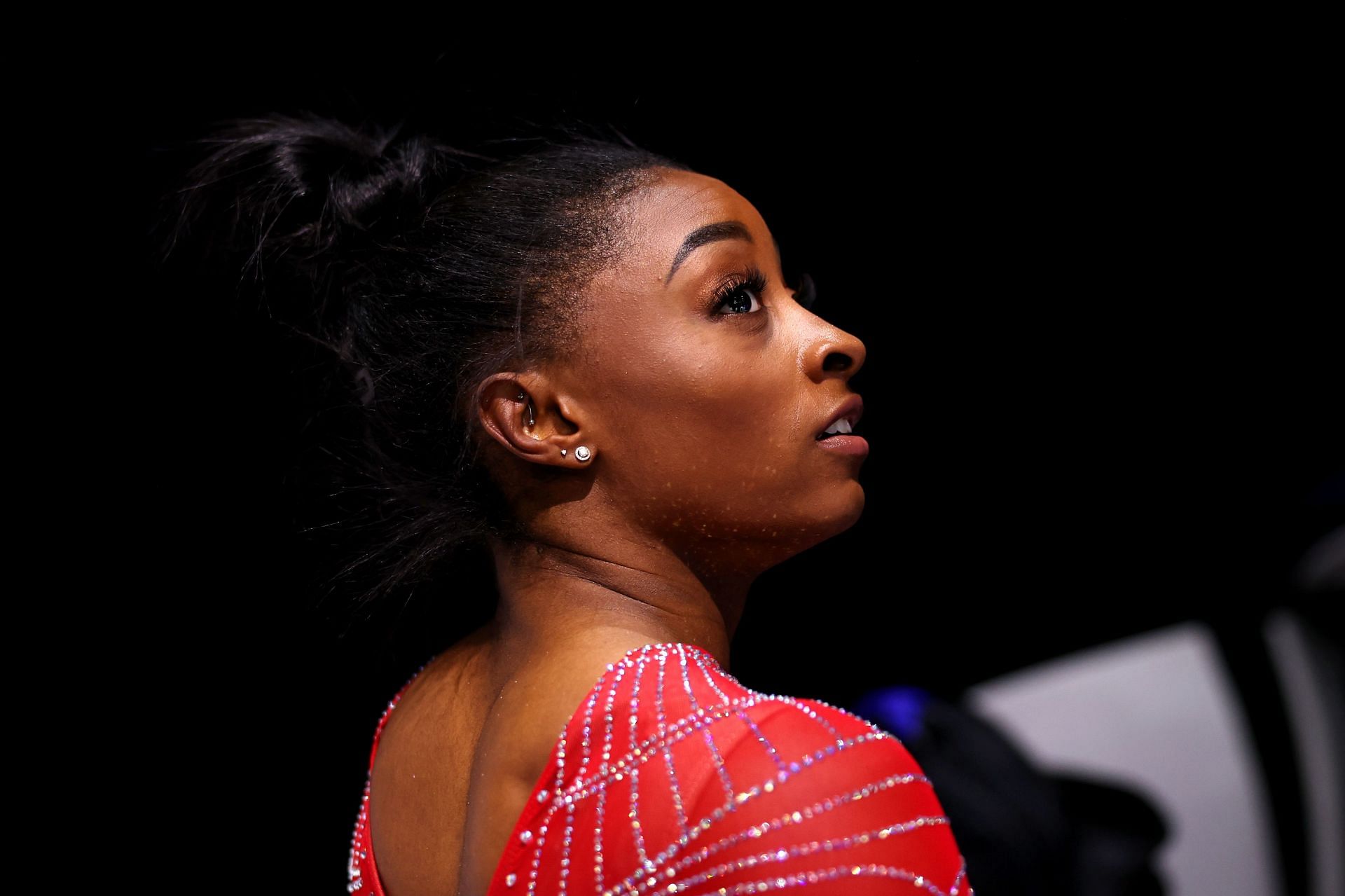 Simone Biles at the Artistic Gymnastics World Championships in 2023