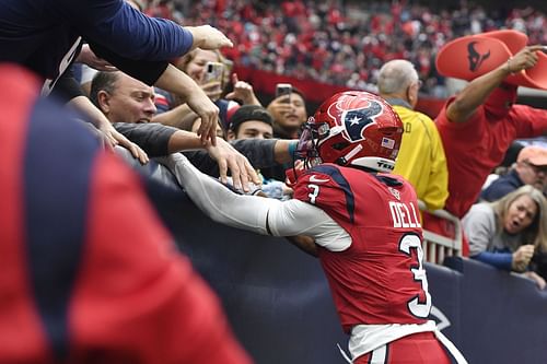 Tank Dell during Jacksonville Jaguars vs. Houston Texans