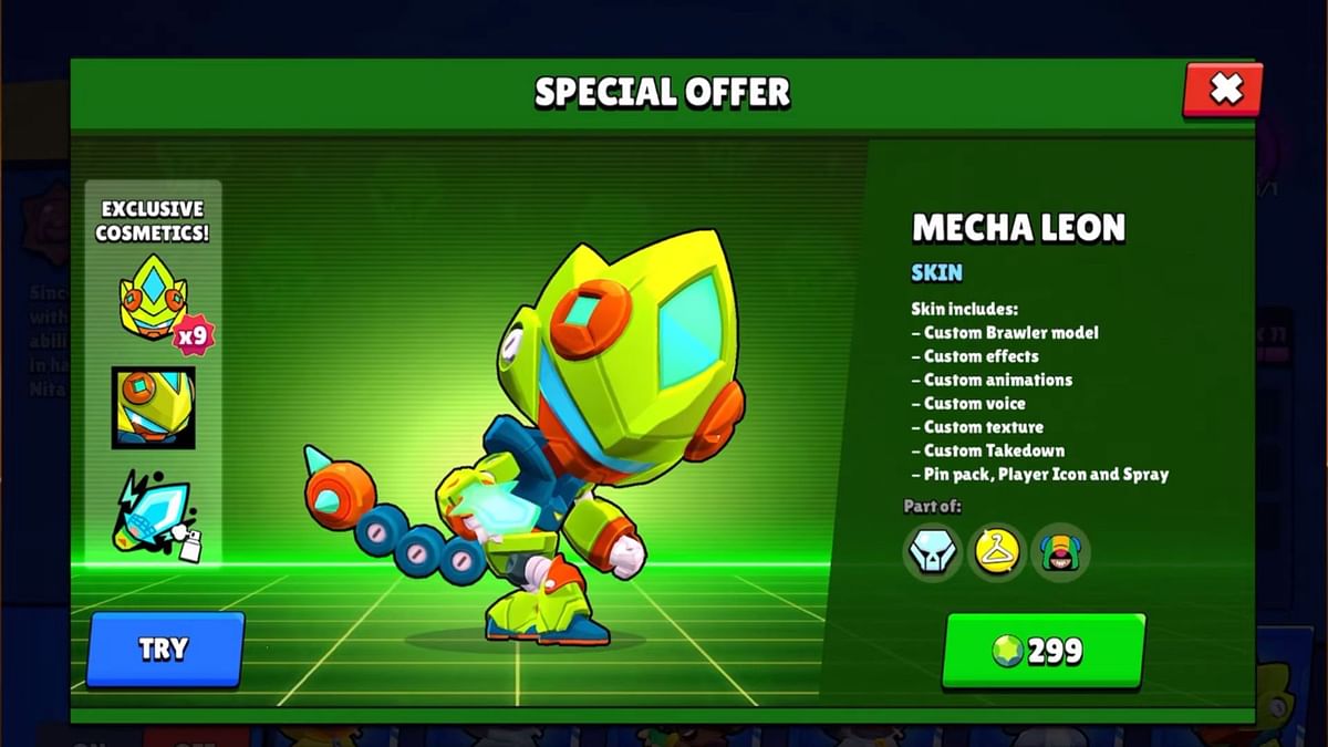 Brawl Stars Mecha Leon Skin: Cost, design, and more