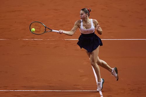 Marta Kostyuk scored an upset win over Coco Gauff in the Stuttgart quarterfinals.