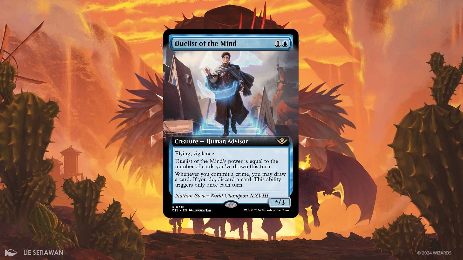 Duelist of the Mind in MTG (Image via Wizards of the Coast)