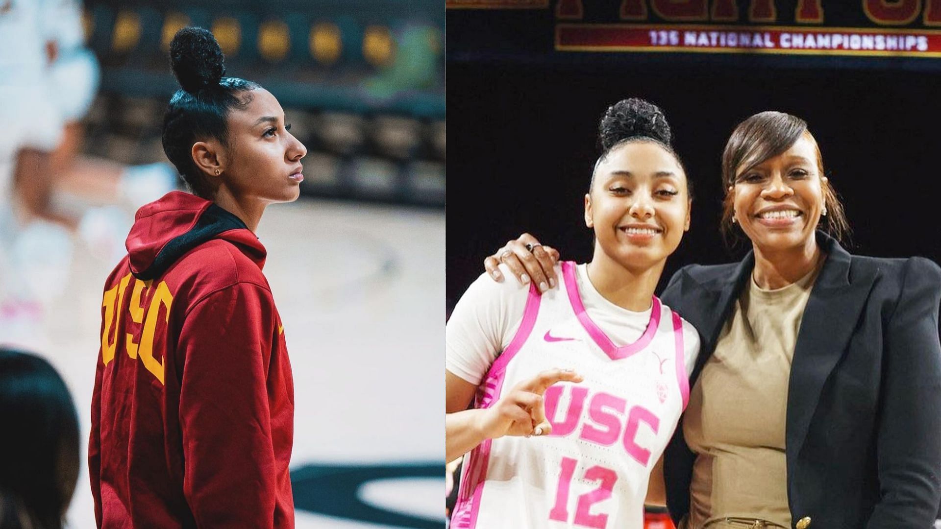 USC star JuJu Watkins and WNBA legend Tina Thompson