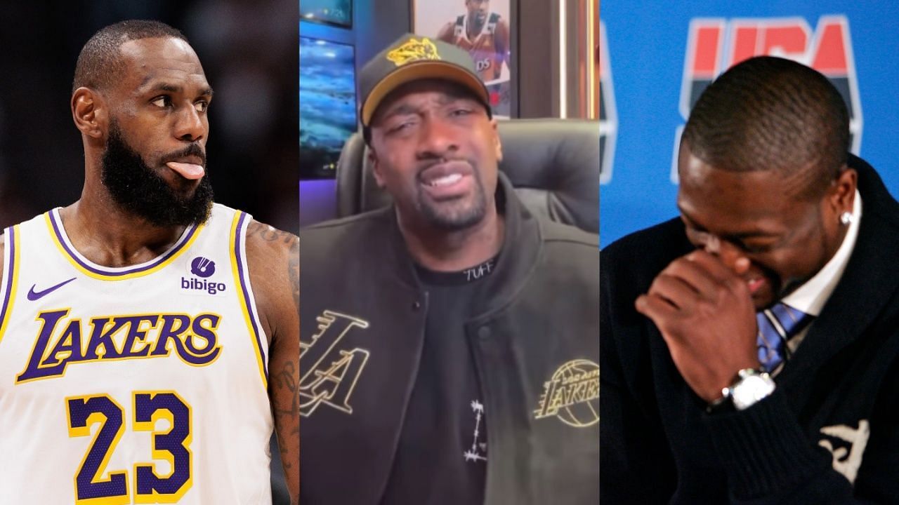 Gilbert Arenas hysterics amid LeBron James and co