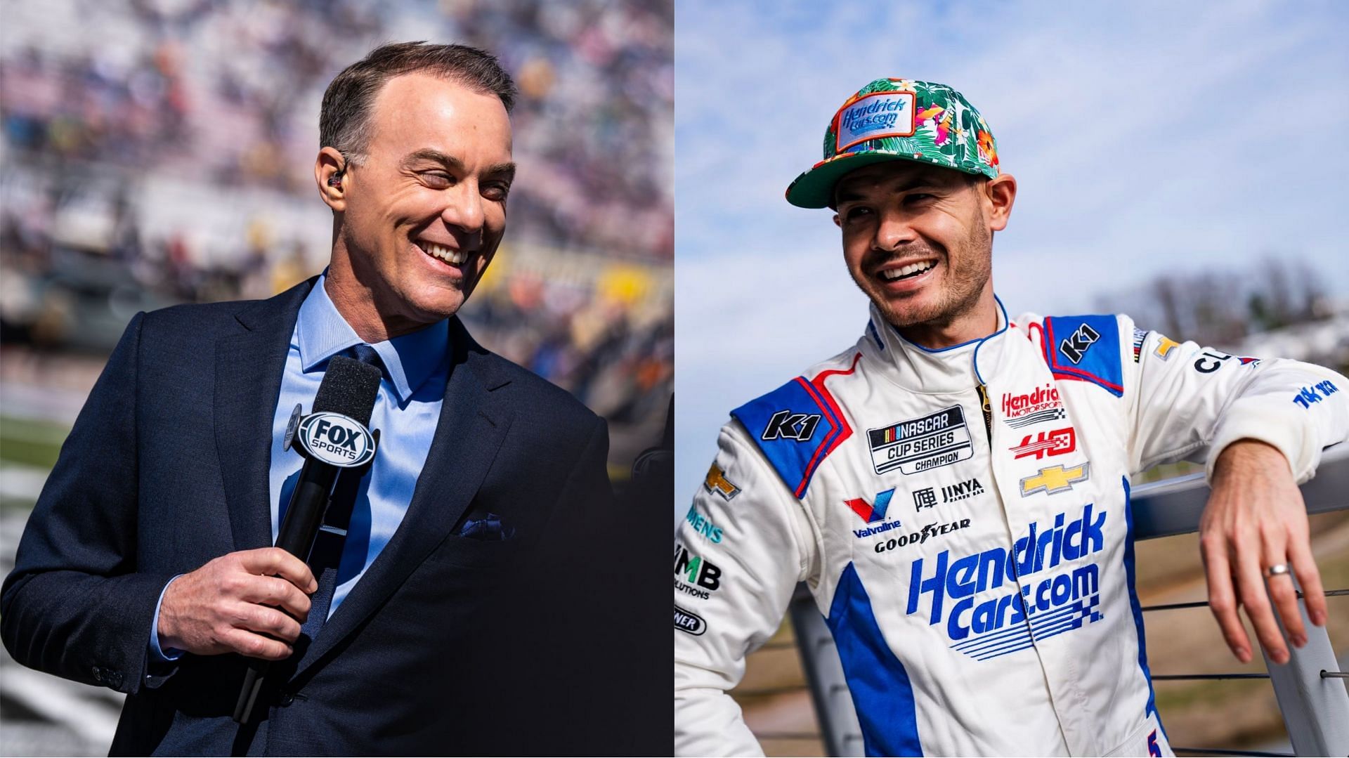 Kevin Harvick is set to replace Kyle Larson during the NASCAR All-Star weekend (Image from X)