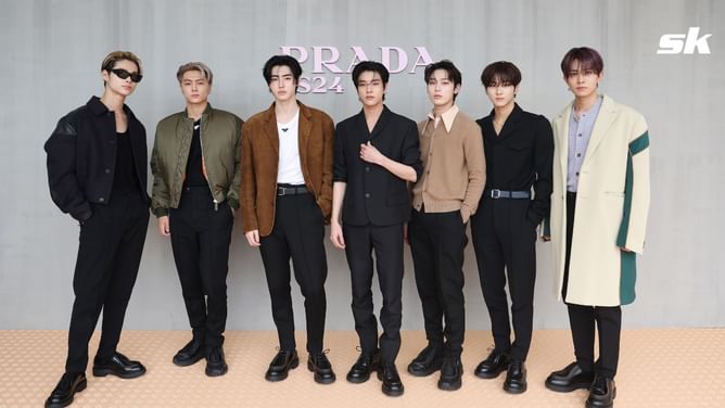 "These new K-pop groups just be spawning in at sporting events" - Fans react to Korean boy band NHYPEN throwing first pitch at Mariners game