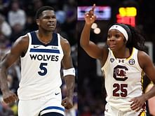 “Proud of my daughter” - Anthony Edwards has a unique message for South Carolina star Raven Johnson after thrilling national championship victory