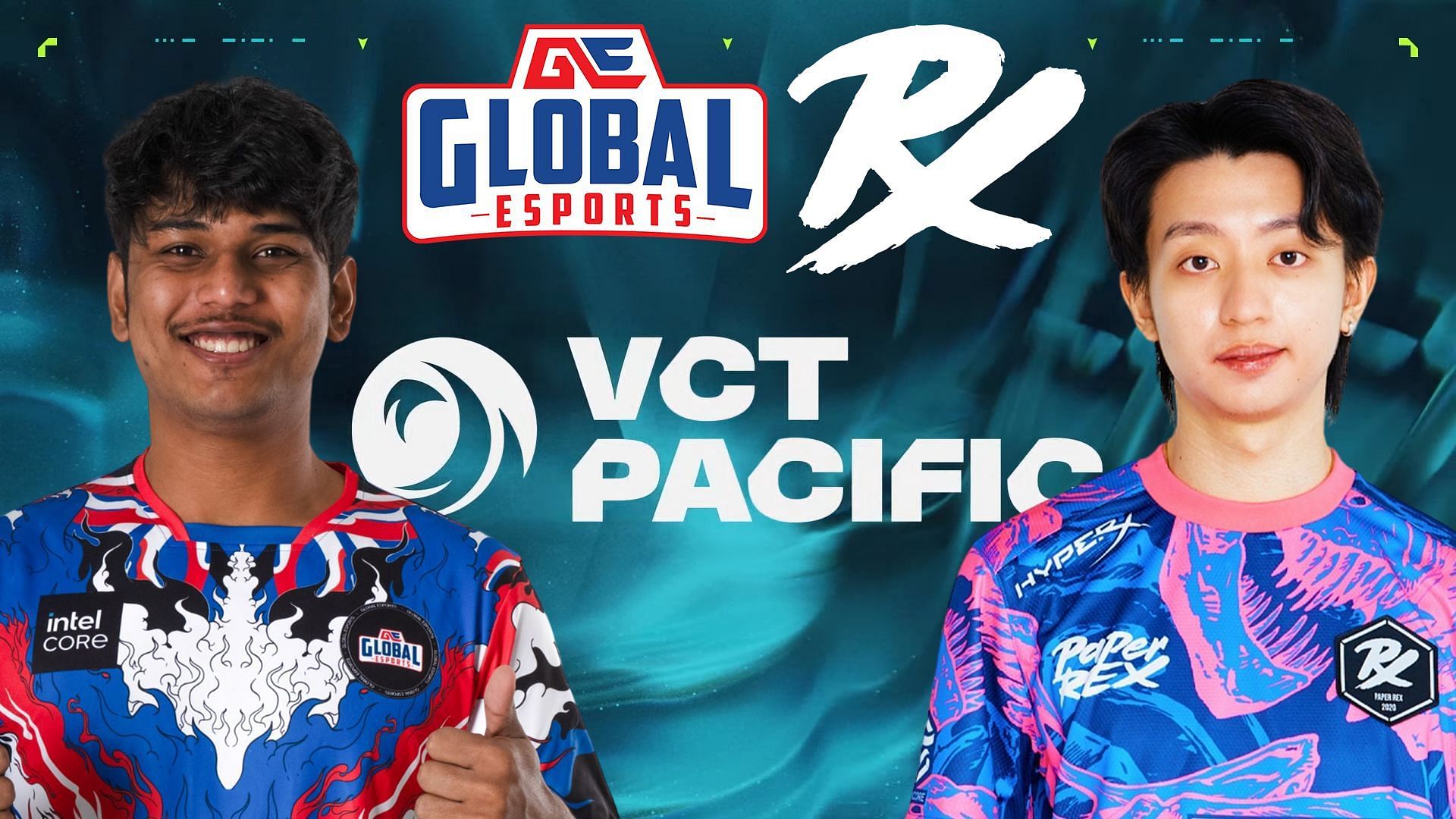 Global Esports vs Paper Rex at VCT Pacific 2024 Stage 1 (Image via Riot Games || Global Esports || Paper Rex)