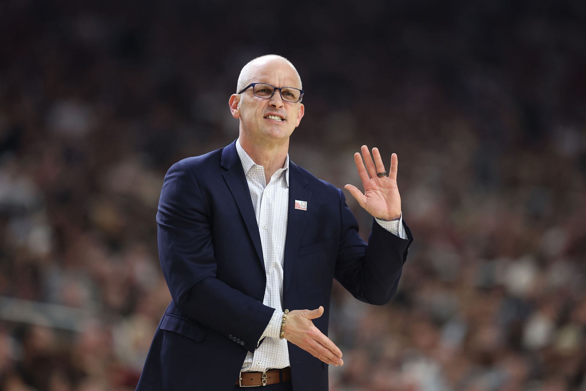 UConn head coach Dan Hurley