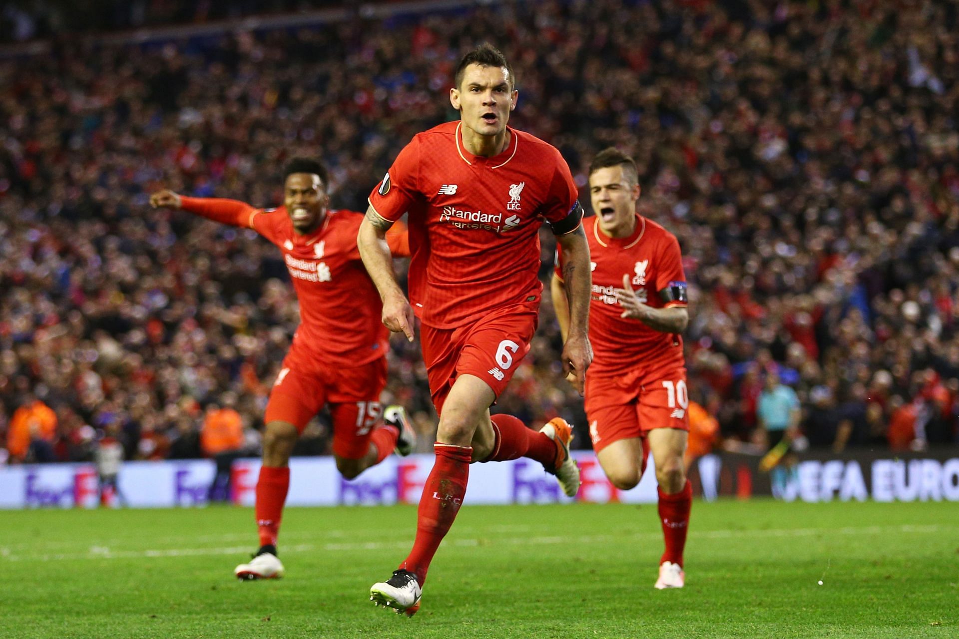 Dejan Lovren with an iconic goal to win the game