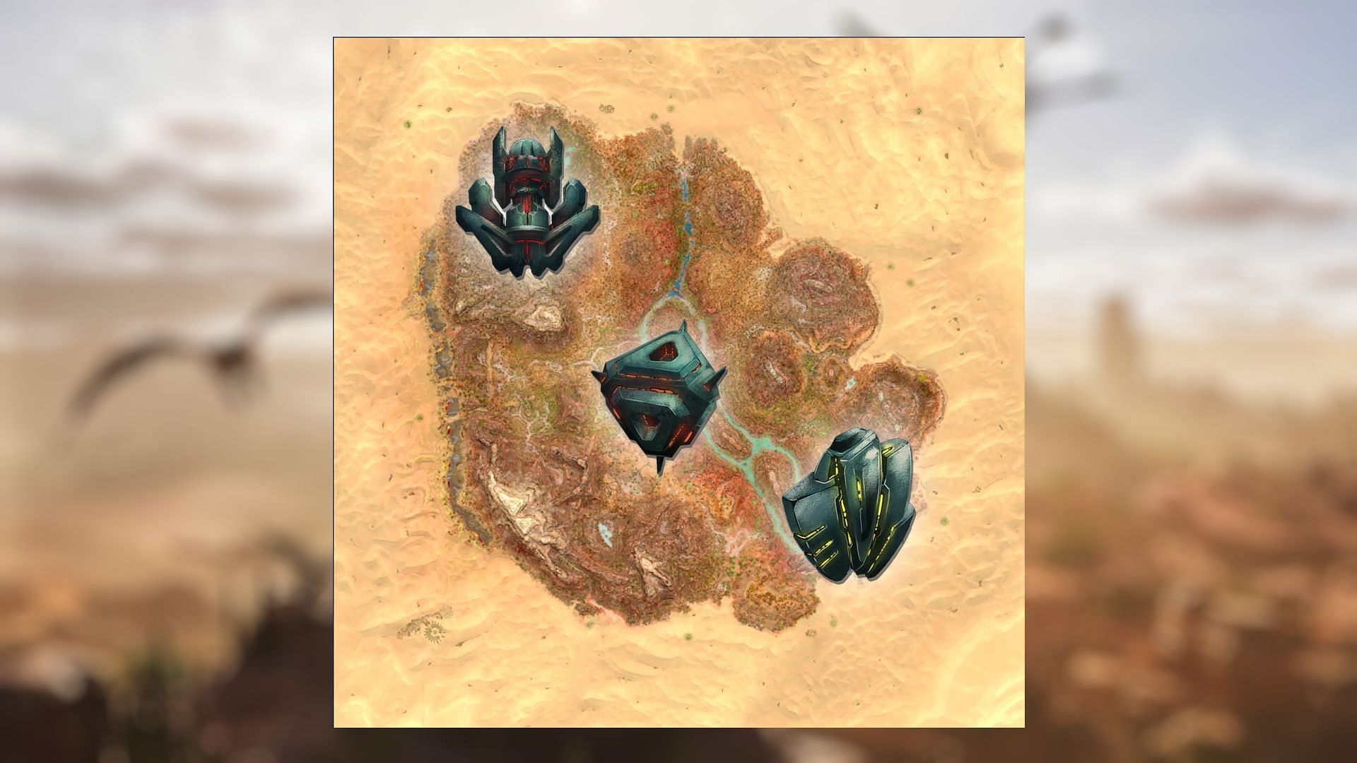 artifact locations in Scorched Earth