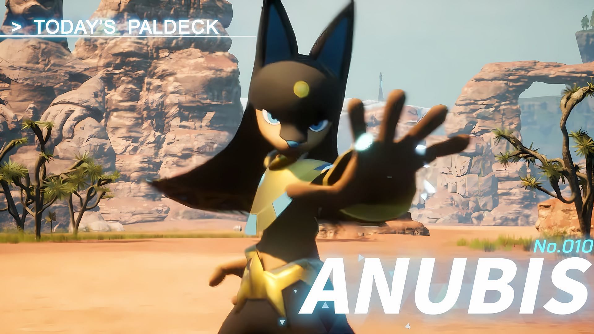 Anubis would statistically emerge victorious against Lucario (Image via Pocketpair)