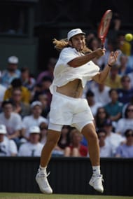 Andre Agassi at the 1992 Wimbledon