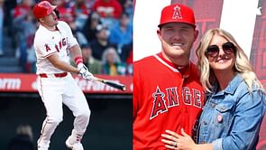 "Keep rolling" - Mike Trout's wife Jessica celebrates as Angels superstar becomes first in MLB to blast 10 homers this season