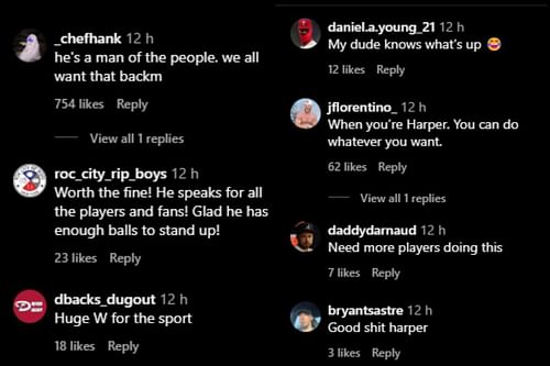 Fans react to Bryce Harper's jersey