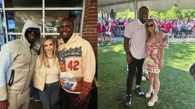 In Photos: Nick Saban's daughter Kristen shares glimpses of her Alabama spring game visit alongside top Crimson Tide stars