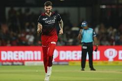 [Watch] Reece Topley's one-handed blinder sends Rohit Sharma packing in MI vs RCB IPL 2024 clash