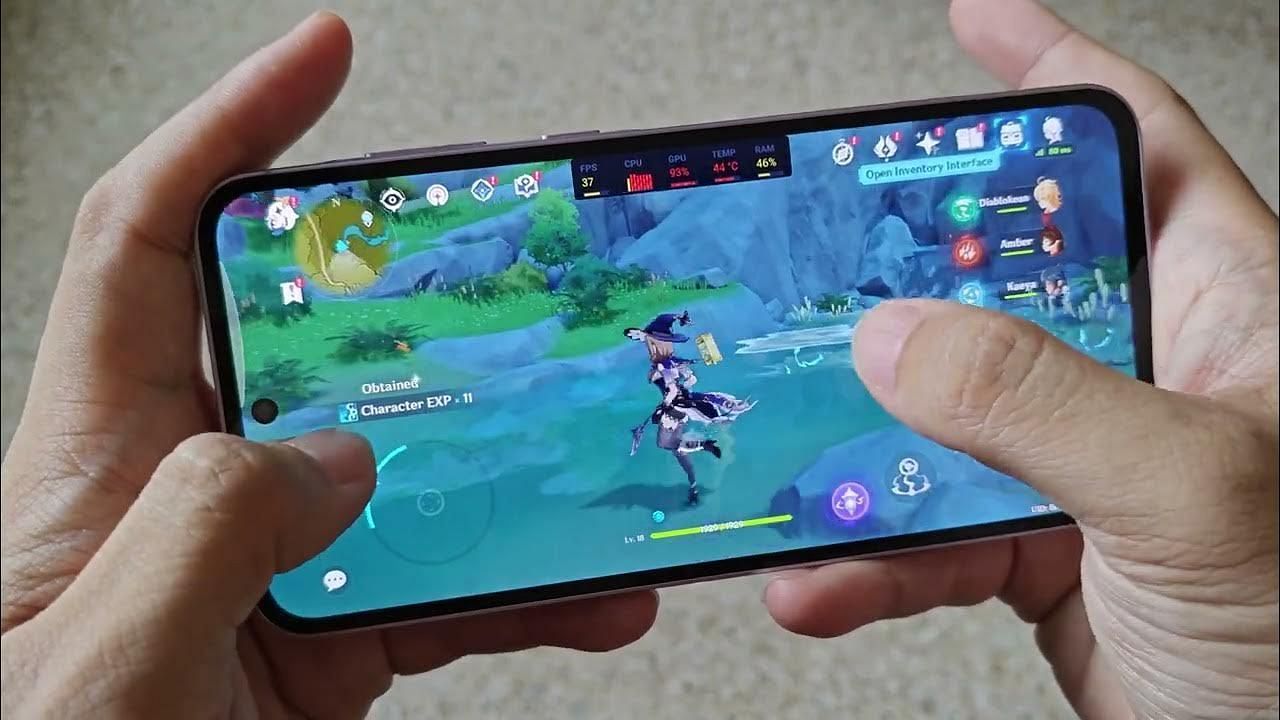 The Samsung Galaxy A55 offers similar gaming performance to the Edge 50 Pro, albeit at a higher price (Image via TrendGrnd/YouTube)