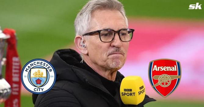 "They're gradually improving" - Gary Lineker predicts who will win the PL title between Arsenal and Manchester City