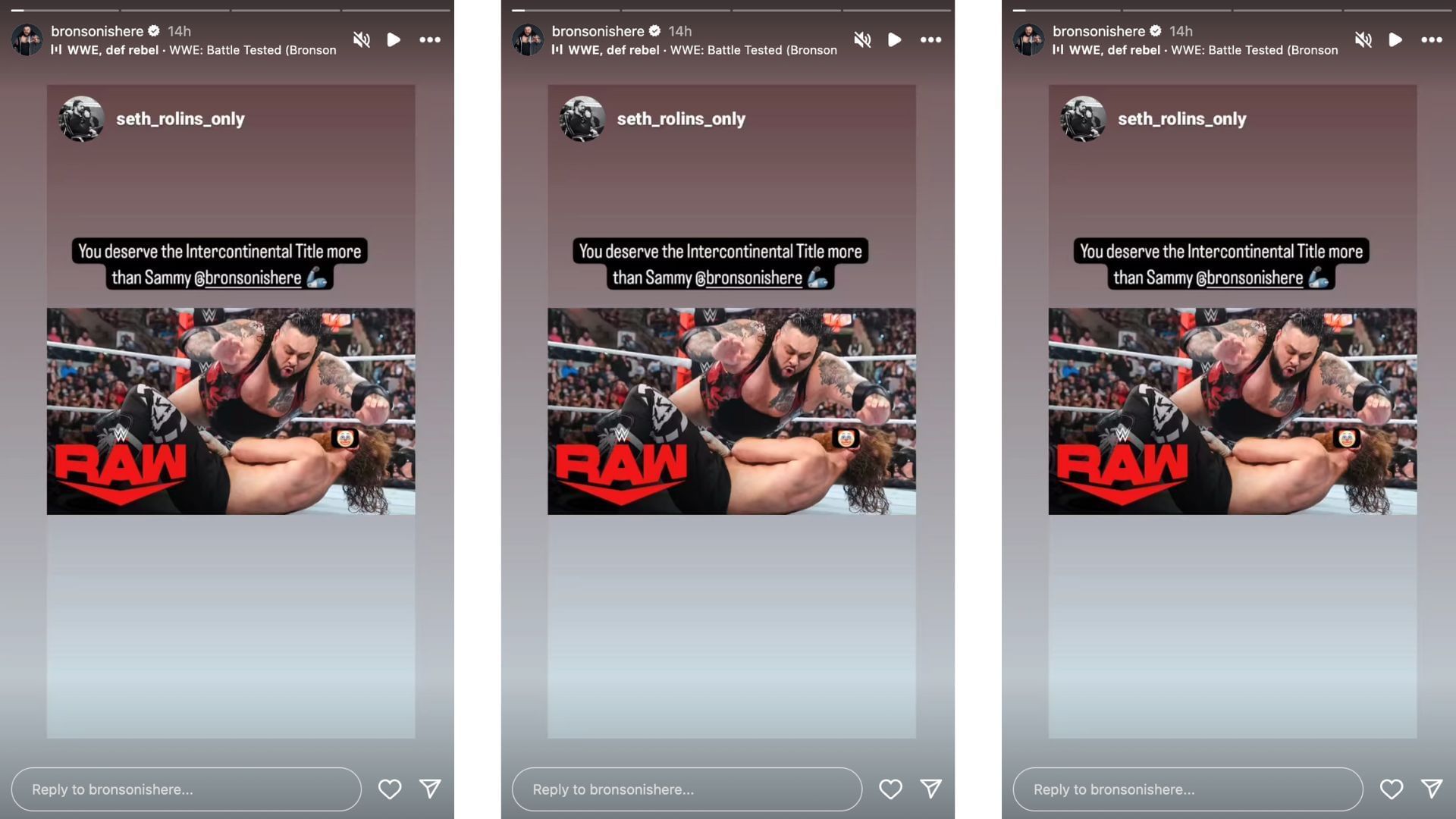 Reed comparte una publicación interesante en su historia de Instagram.