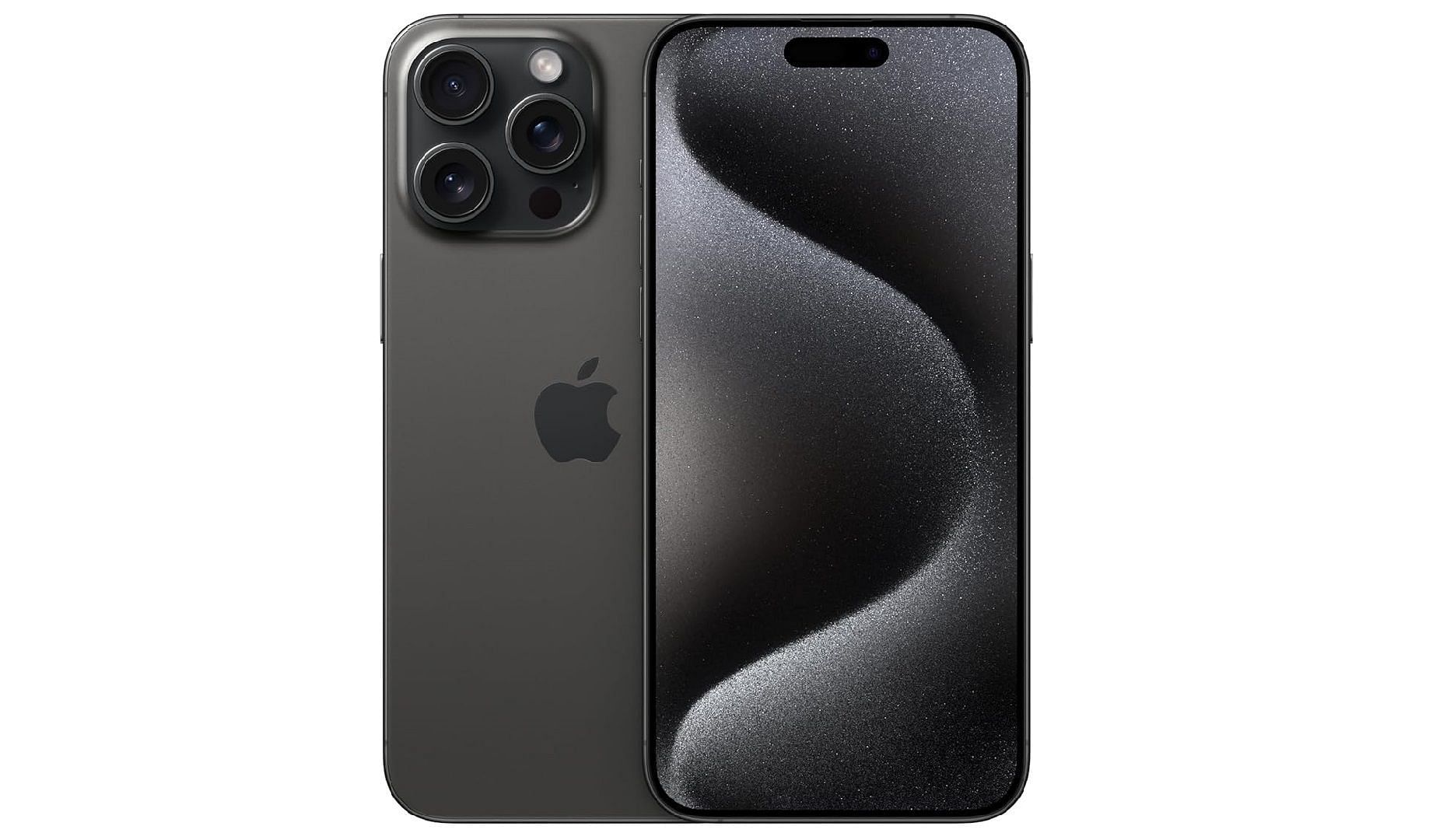 Apple iPhone 15 Pro Max in Black Titanium (Image via Apple)