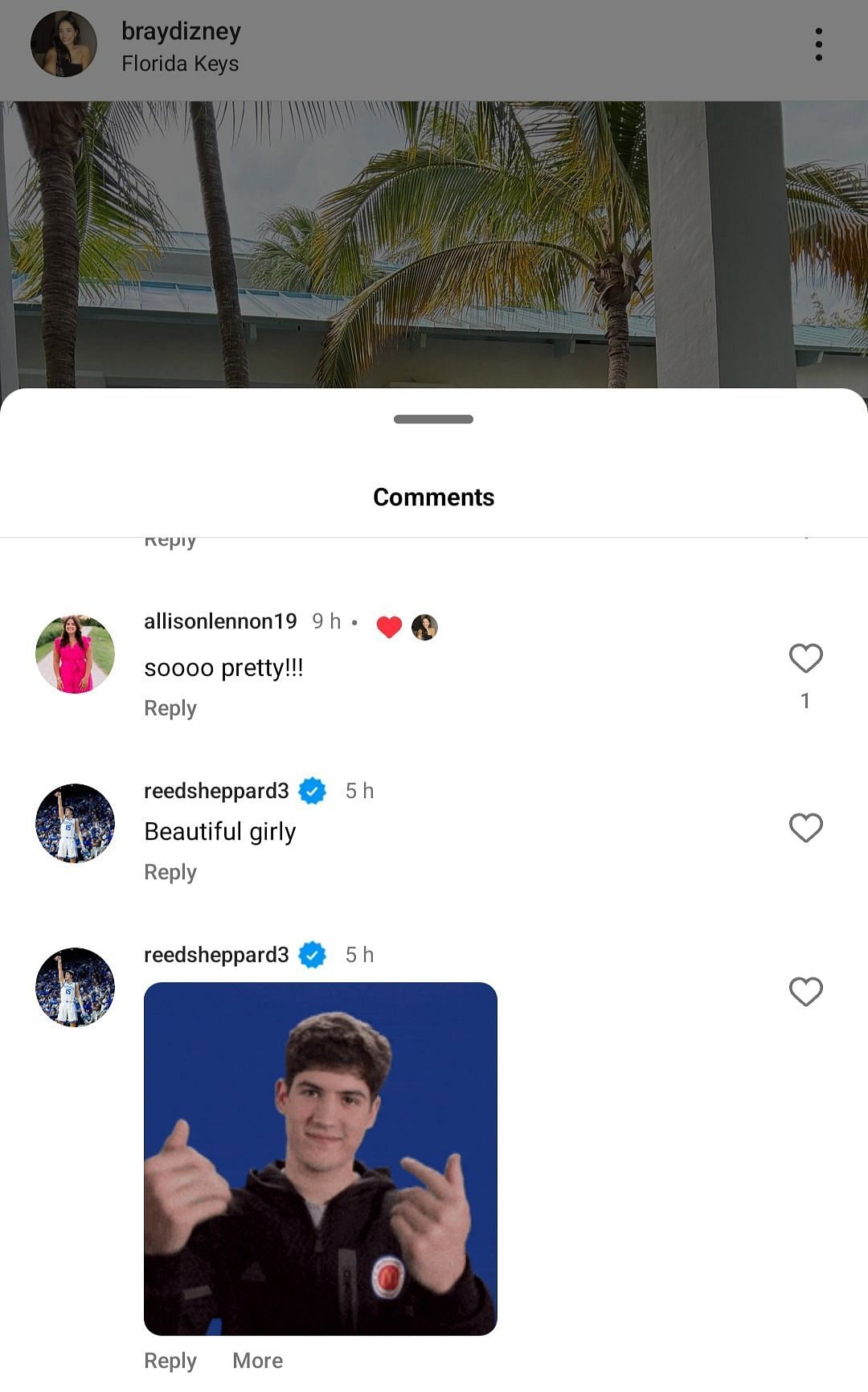 Brailey&#039;s IG comments