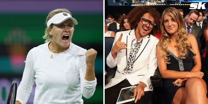 "Peyton Stearns is incredible" - Victoria Azarenka's ex-boyfriend Redfoo after being spotted in American's player box