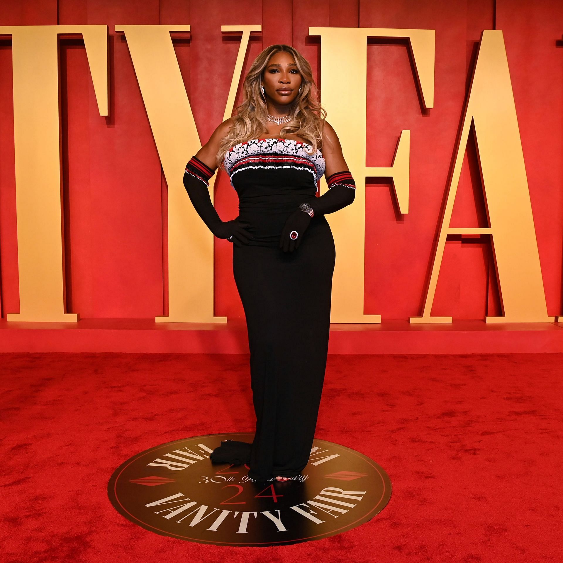 Serena Williams at the 2024 Vanity Fair Oscar Party Hosted By Radhika Jones - Social Media Crops