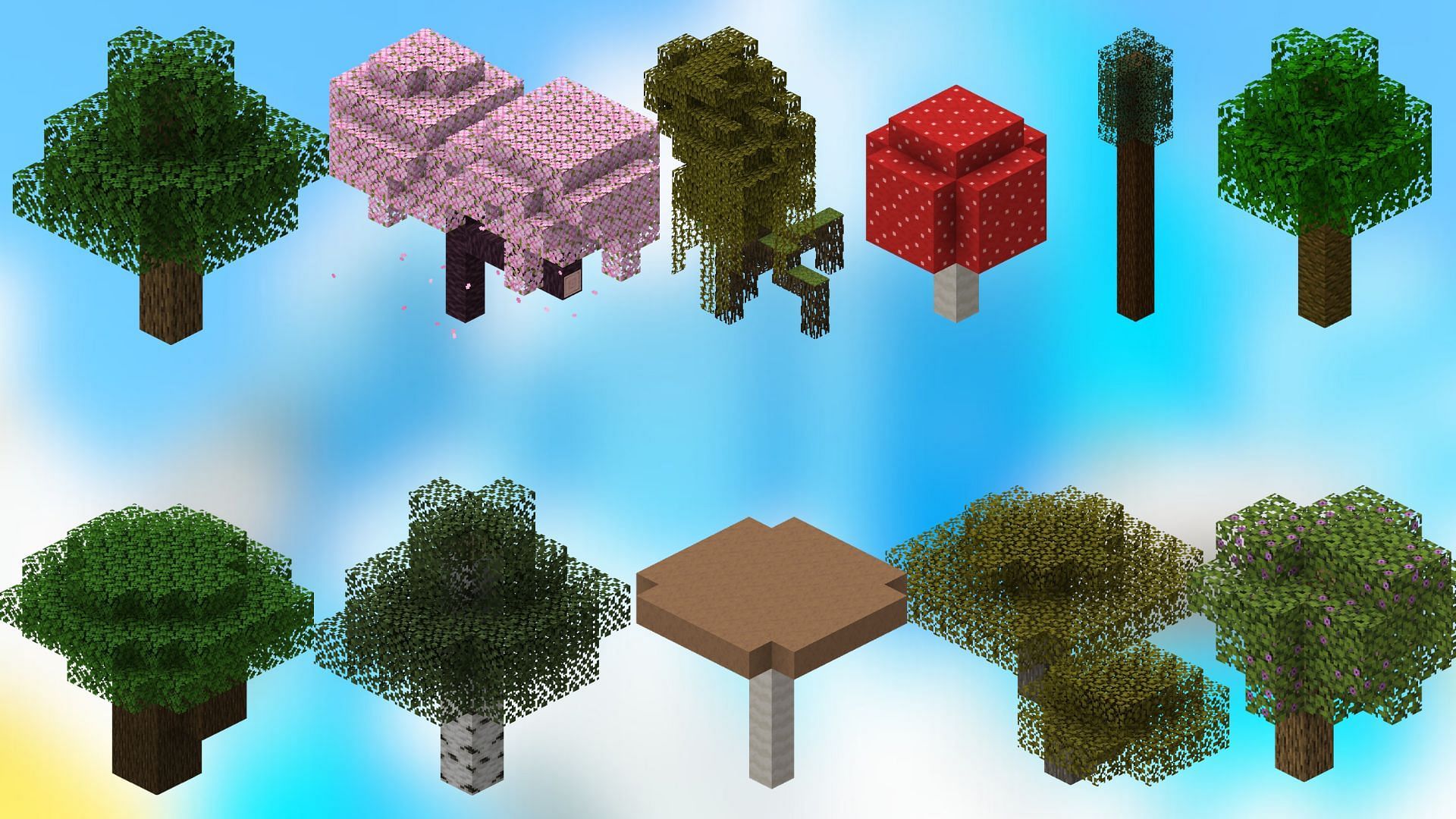 Minecraft tree guide: All types, locations, and uses