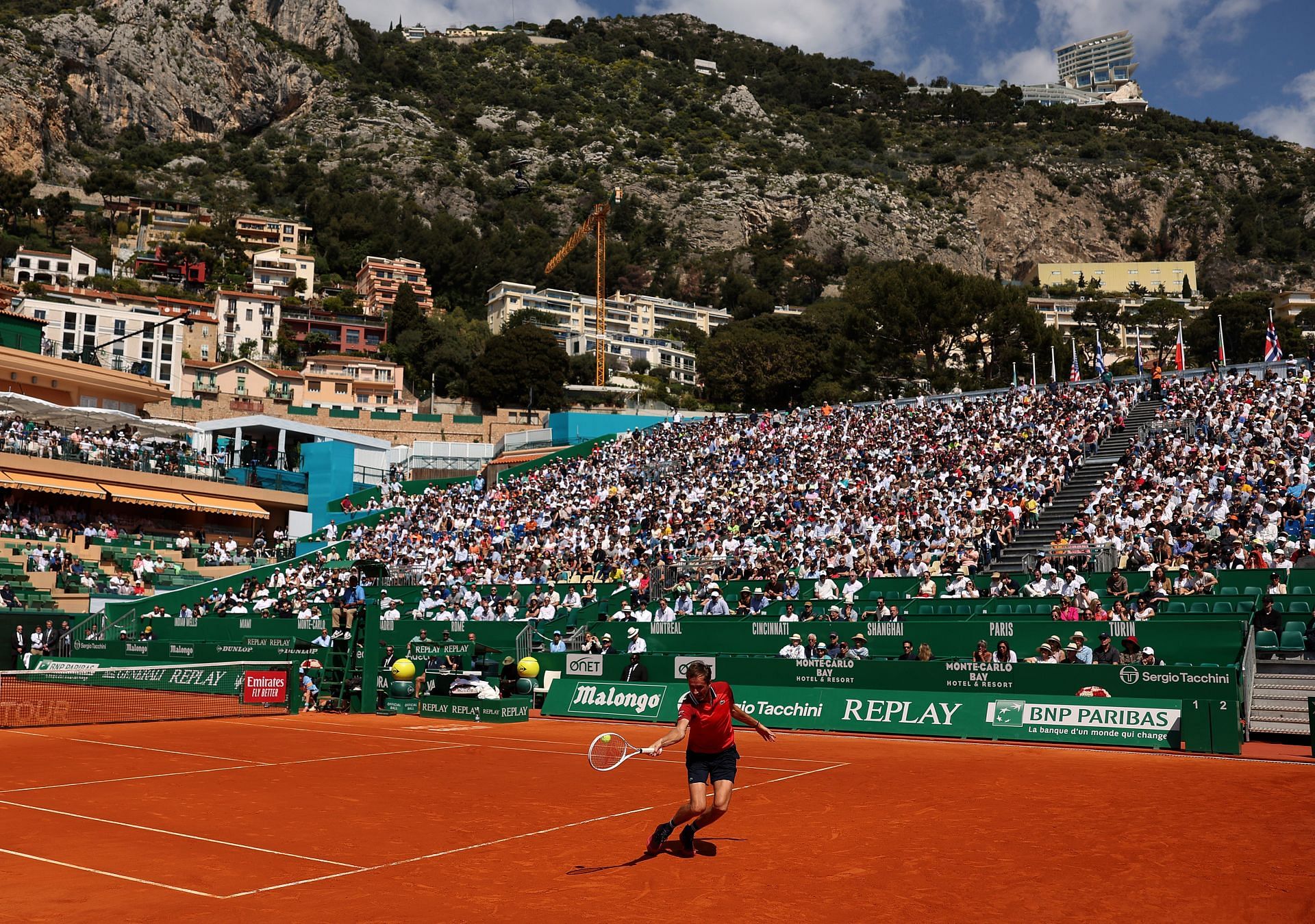 Medvedev at the Rolex Monte-Carlo Masters - Day Five