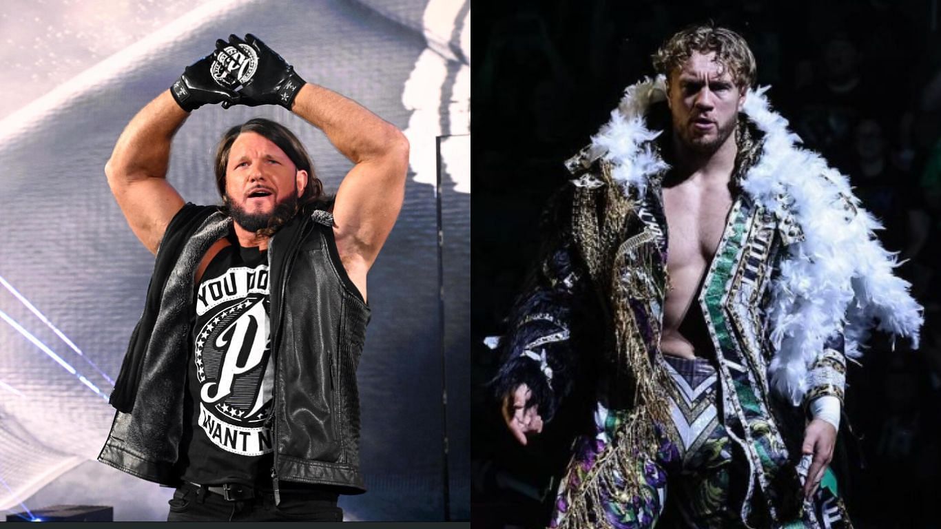 AJ Styles (left), Will Ospreay (right)