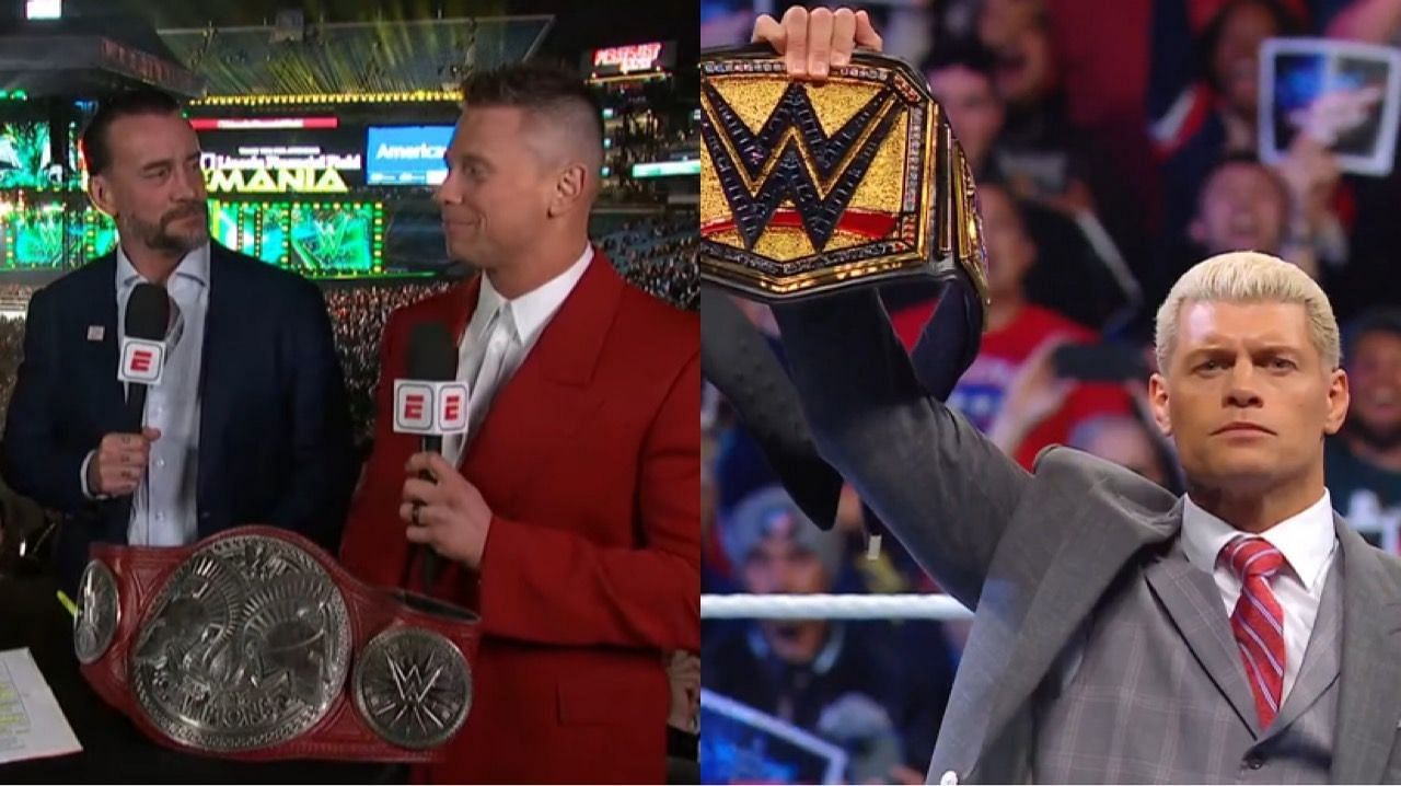 Former AEW wrestlers CM Punk and Cody Rhodes had prominent roles on WrestleMania XL