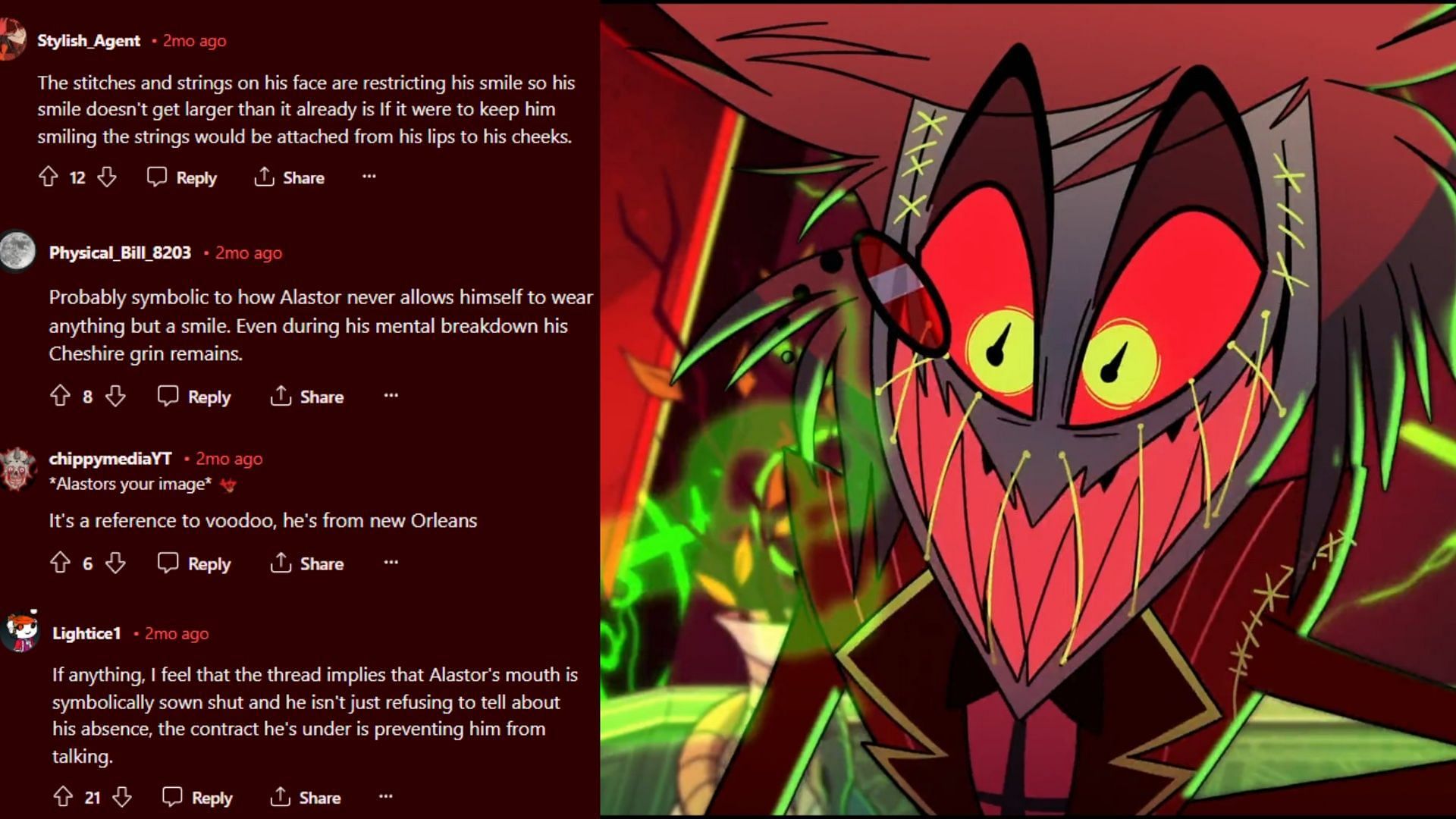 Hazbin Hotel: Why is Alastor always smiling? Explained