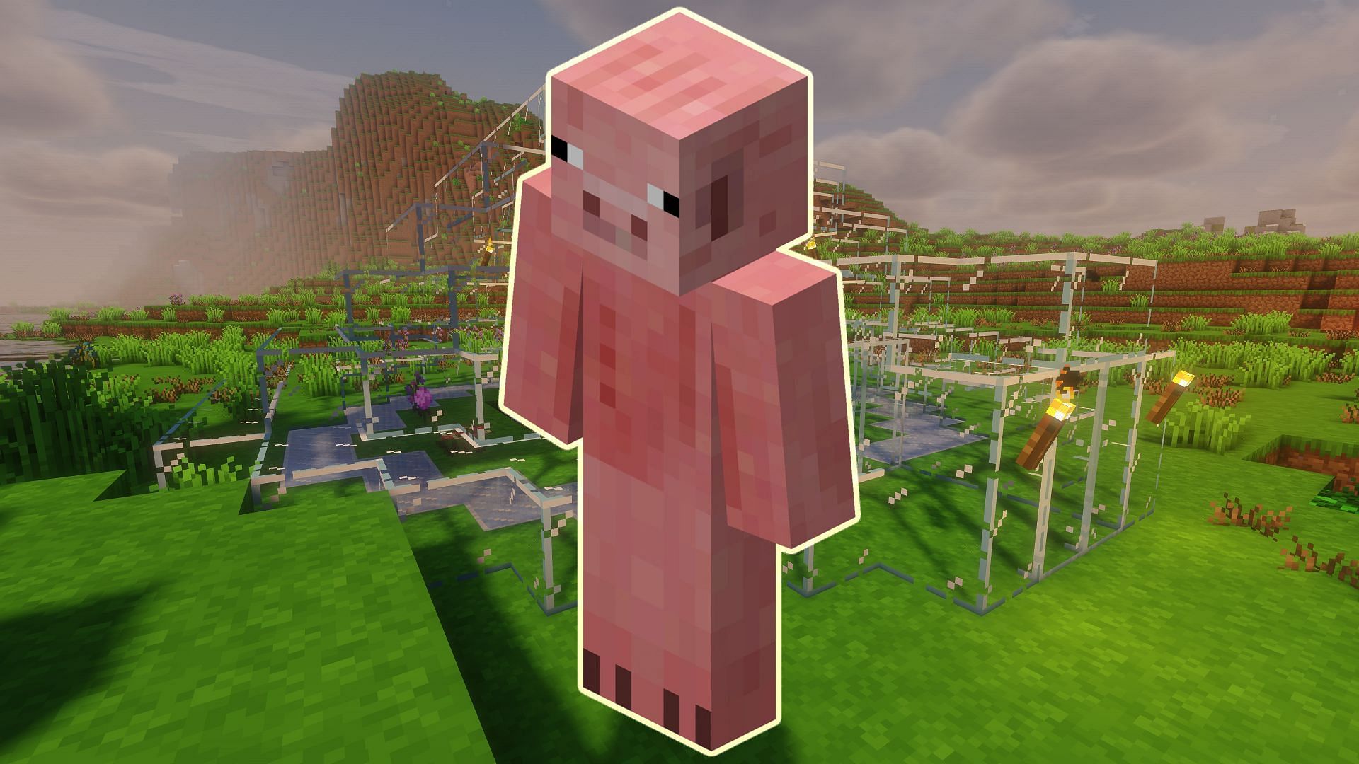 These mobs were presumably replaced by piglins and villagers (Image via Mojang)