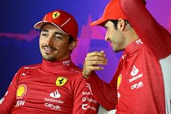 Charles Leclerc and Carlos Sainz bizarrely contradict each other on discussion of the incident in the F1 Chinese GP sprint