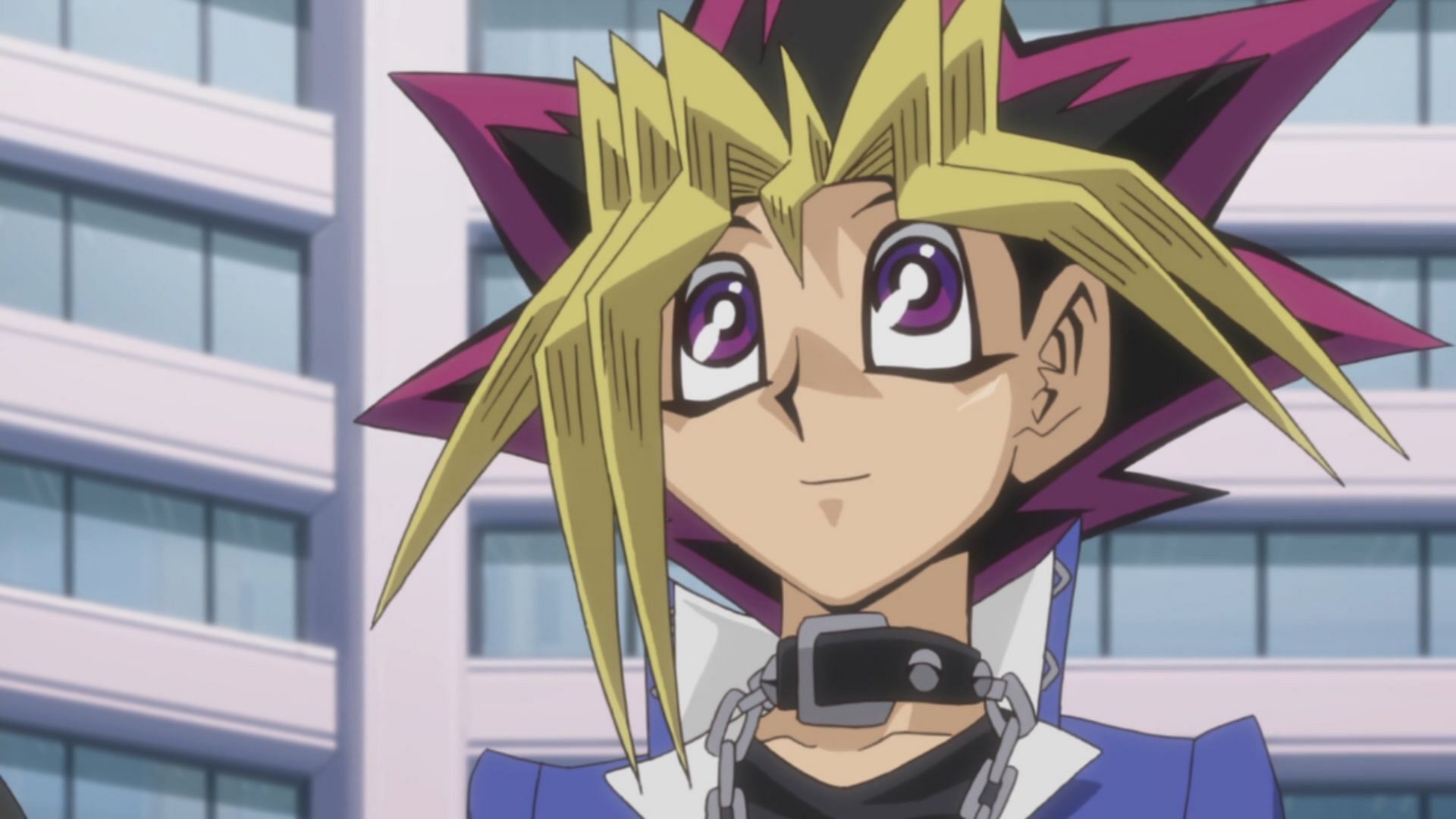 Yugi Moto as seen in the Yu-Gi-Oh! anime series (Image via Gallop)