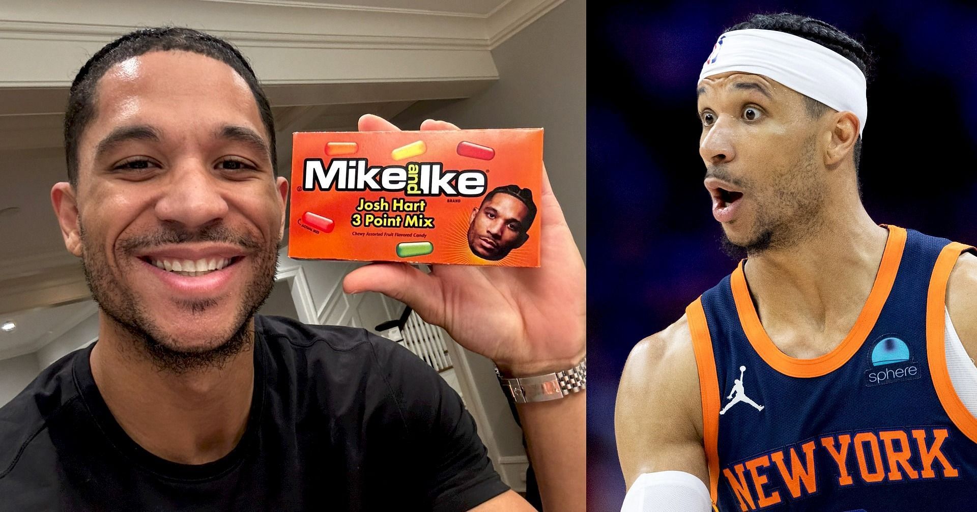 Knicks fans react as Josh Hart gets his dream Mike and Ike collaboration