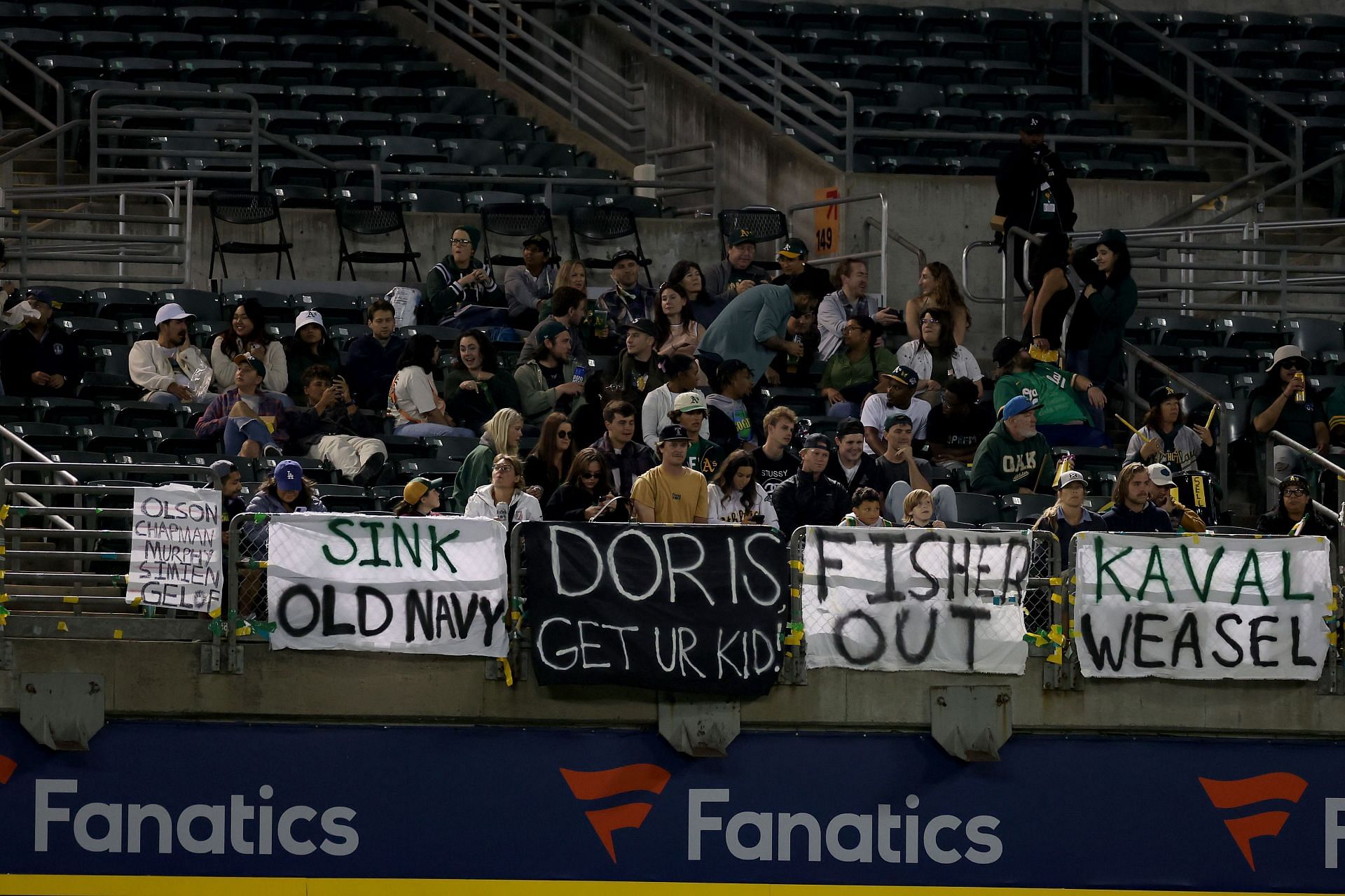 The Oakland Athletics&#039; fan base is unhappy
