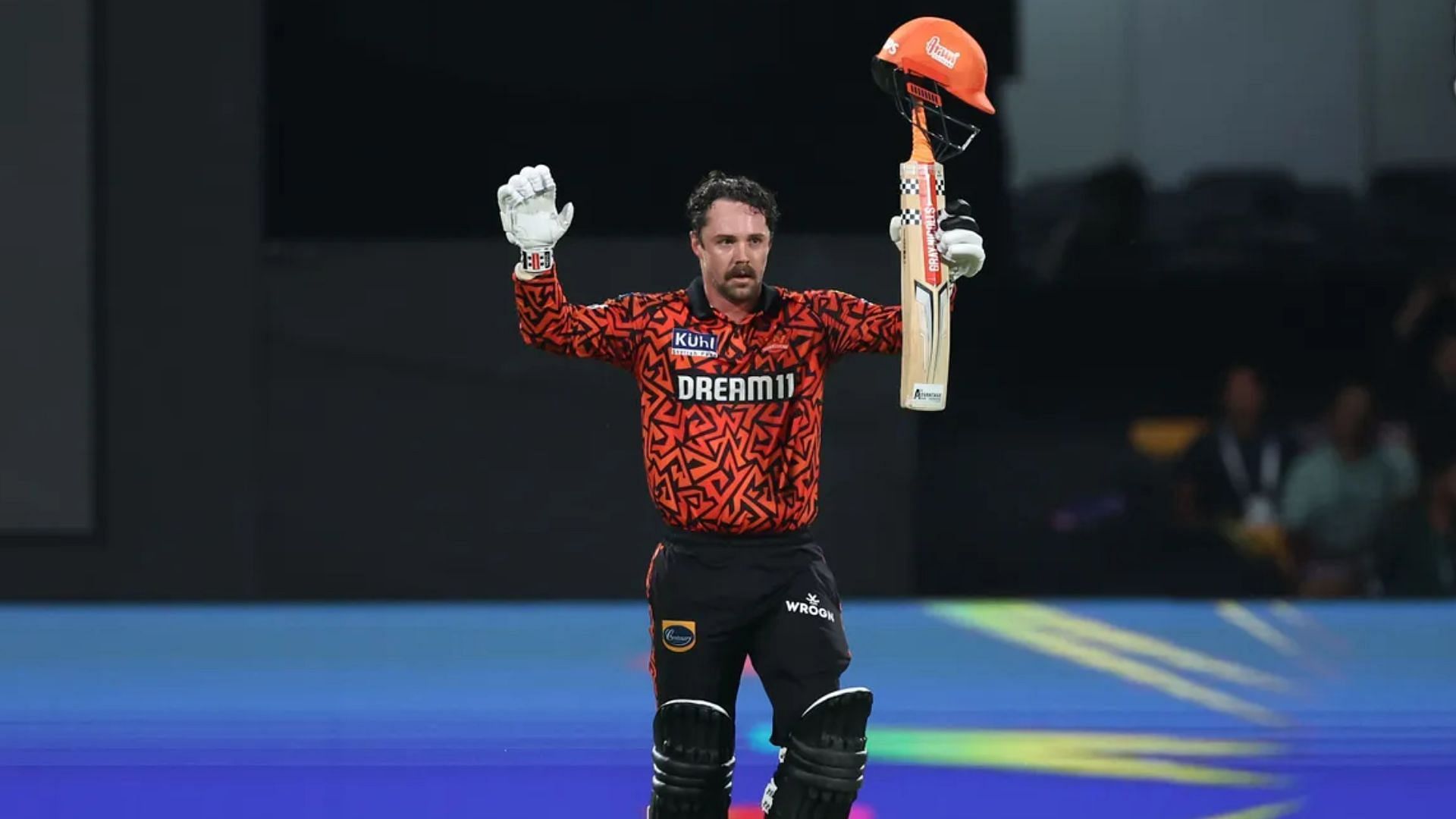 Travis Head after scoring a century vs RCB (Credits: IPL)